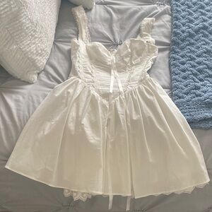 Hello Molly Elegant Cream Dress